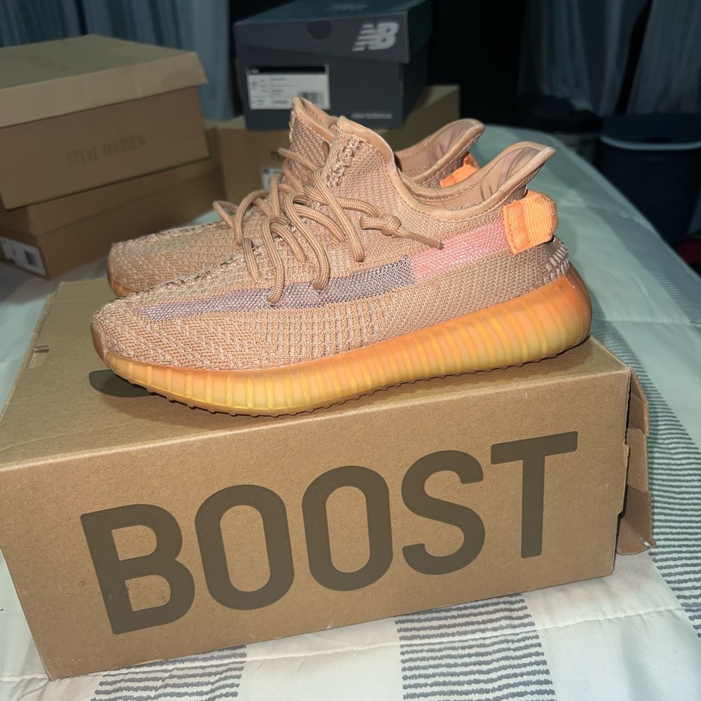 Adidas Yeezy Boost 350 V2 in Orange and Tan